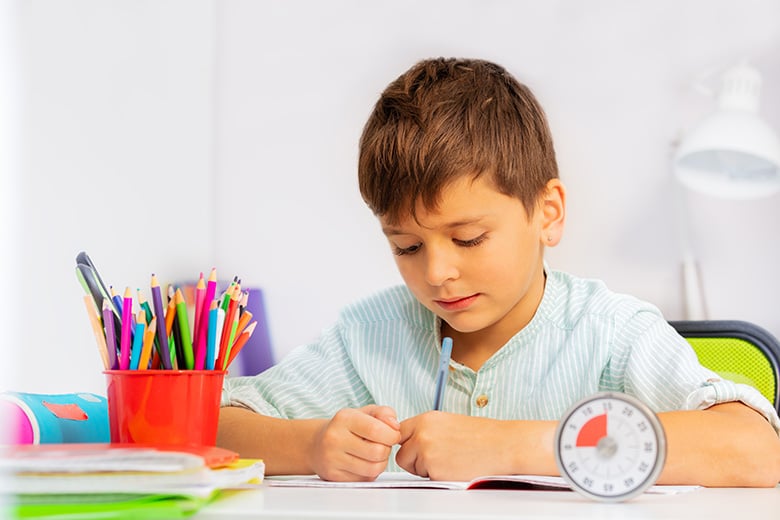 A child participates in ABA therapy.